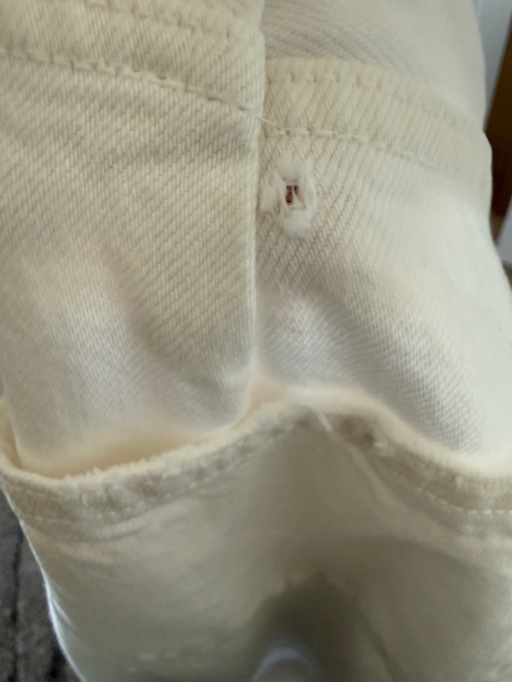 Agolde White 90s Jean Loose Fit Rip Straight Leg Mid rise Button Fly Jeans 31 - Picture 13 of 13